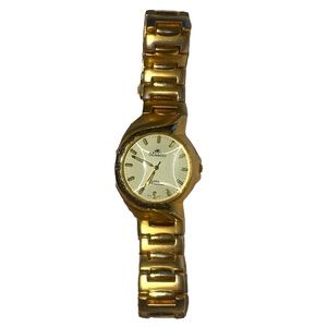 Vintage Denacci DE Watch Quartz Water Resistant Golden Japan Movt Beveled Glass